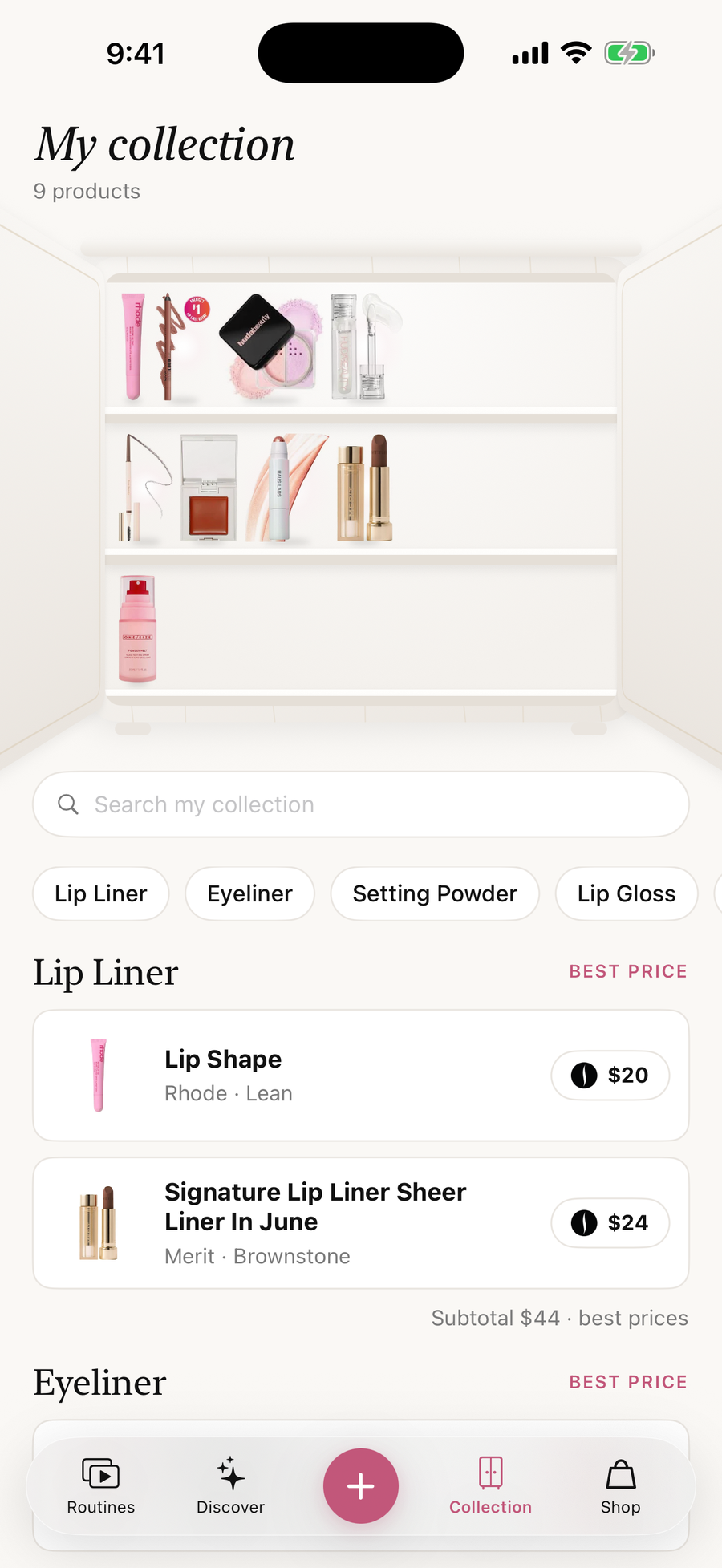 Your beauty collection